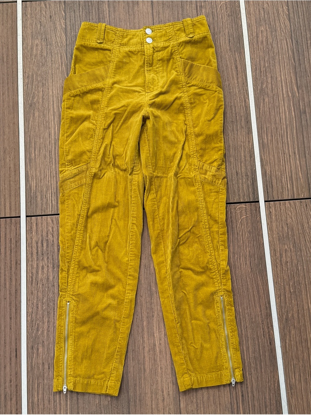 Pilcro Mustard Yellow Corduroy Pants | Size: 27
